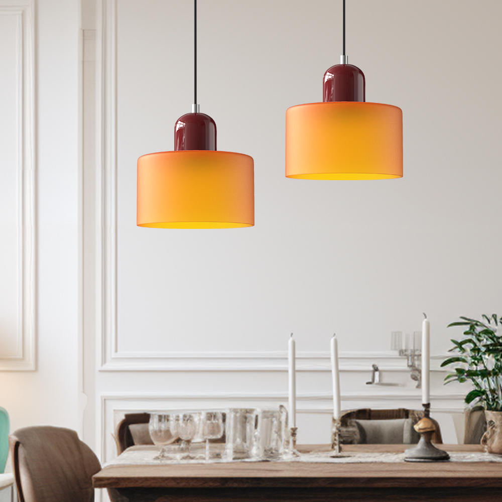 Bauhaus Stil Glas-Pendelleuchte | Zeitloses Design trifft Eleganz
