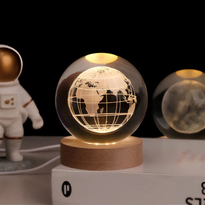 Galaxie Kristallkugel Lampe | Magisches Stimmungslicht
