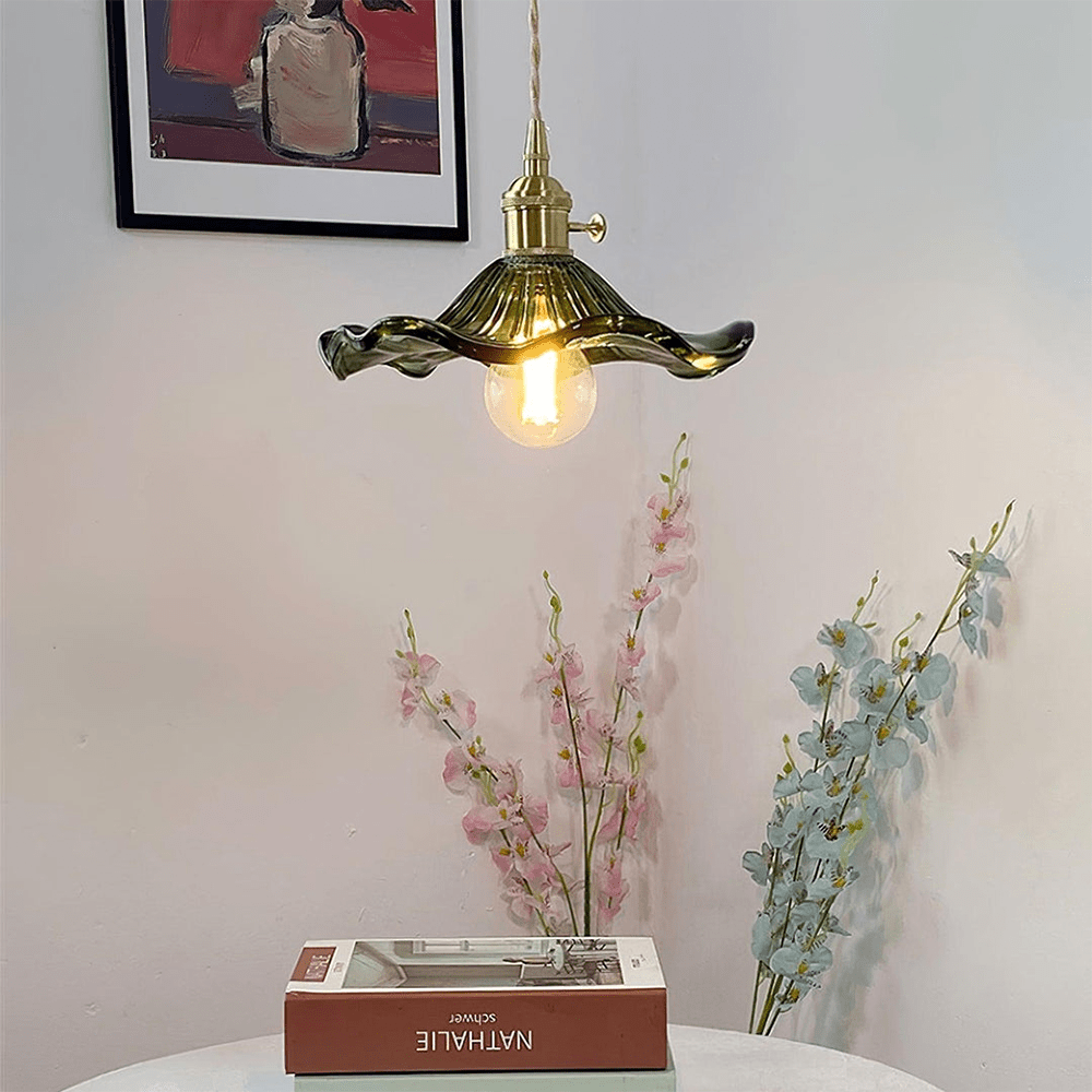 Hibiskus Eleganz LED-Hängeleuchte | Blumen Design