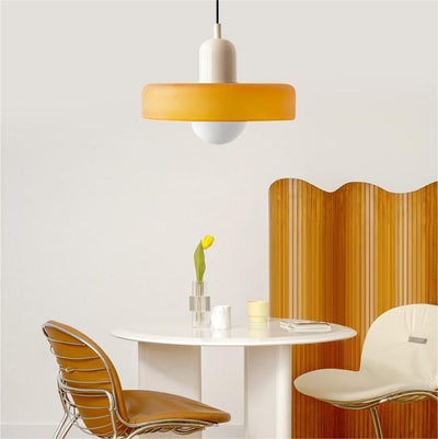Bauhaus Stil Hängeleuchte | Moderne Kunstlampe aus Glas