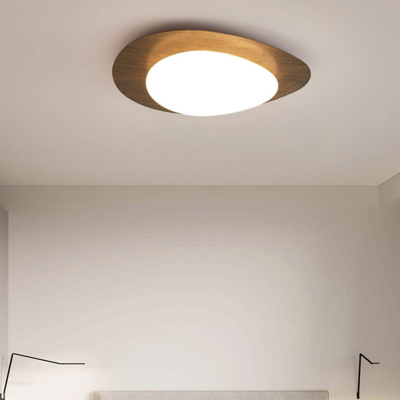 LED Deckenleuchte Holzoptik | Stilvolle LED-Leuchte