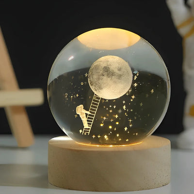 Galaxie Kristallkugel Lampe | Magisches Stimmungslicht