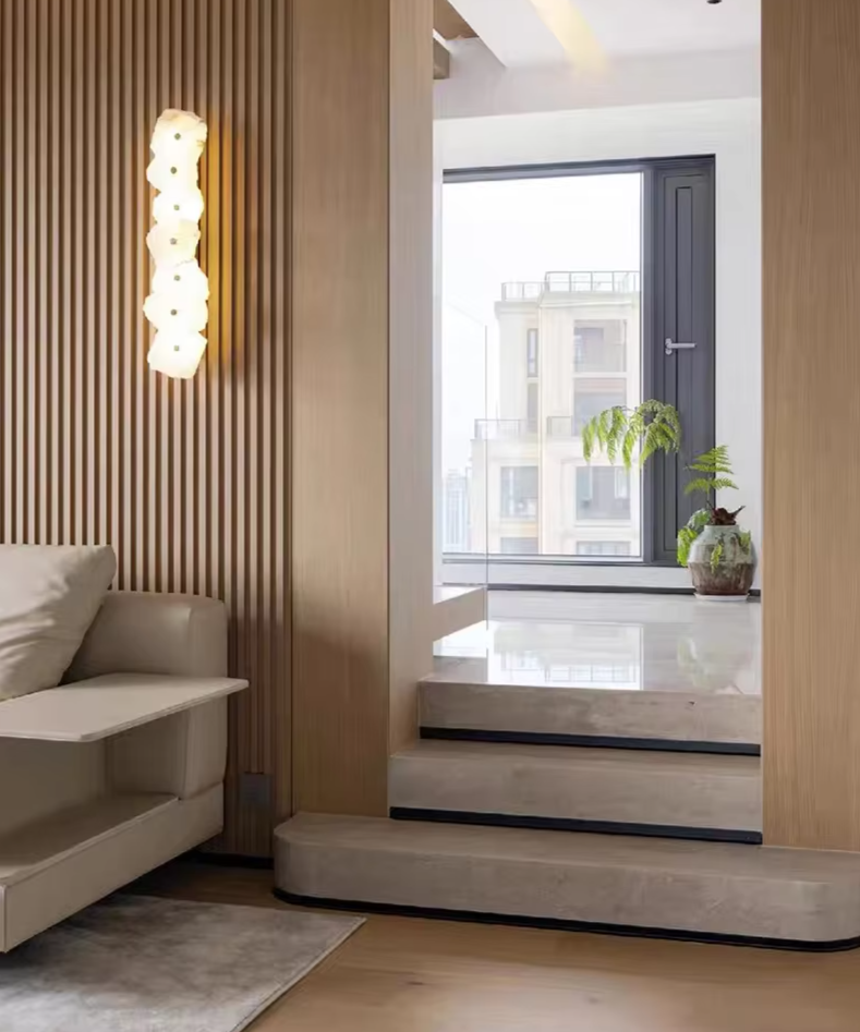 Alabaster Wandlampe | Luxuriöse Design-Wandleuchte