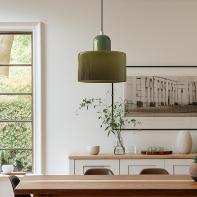 Bauhaus Stil Glas-Pendelleuchte | Zeitloses Design trifft Eleganz