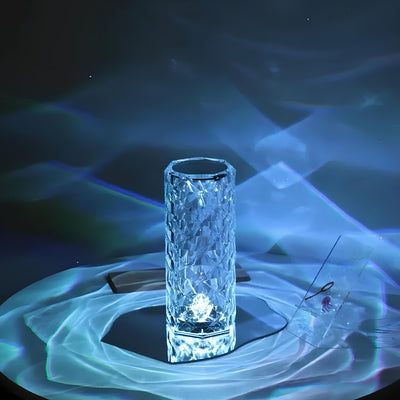 Touch & Glanz Kristalllampe | Elegante LED-Tischleuchte