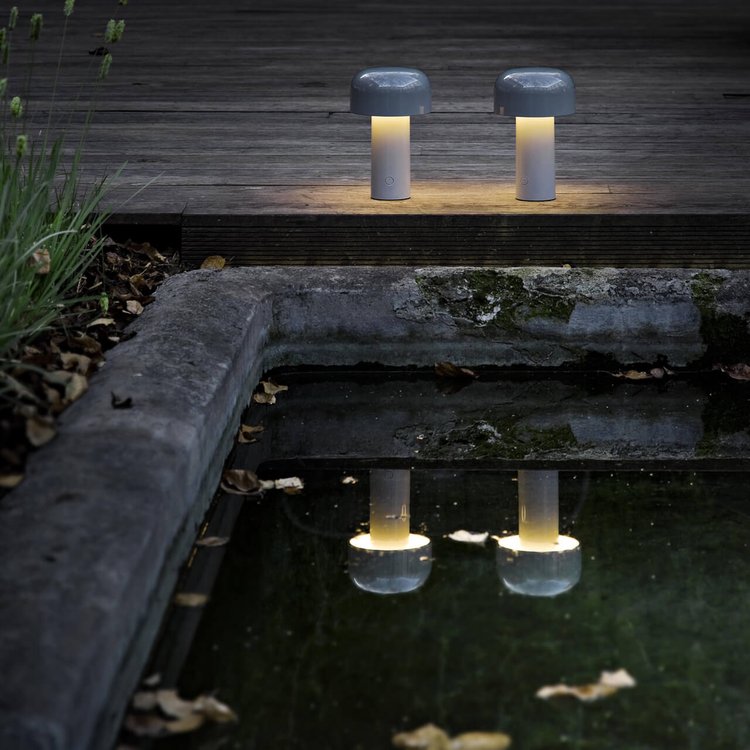 Agari Pilz Tischlampe | Kabelloses Ambientelicht