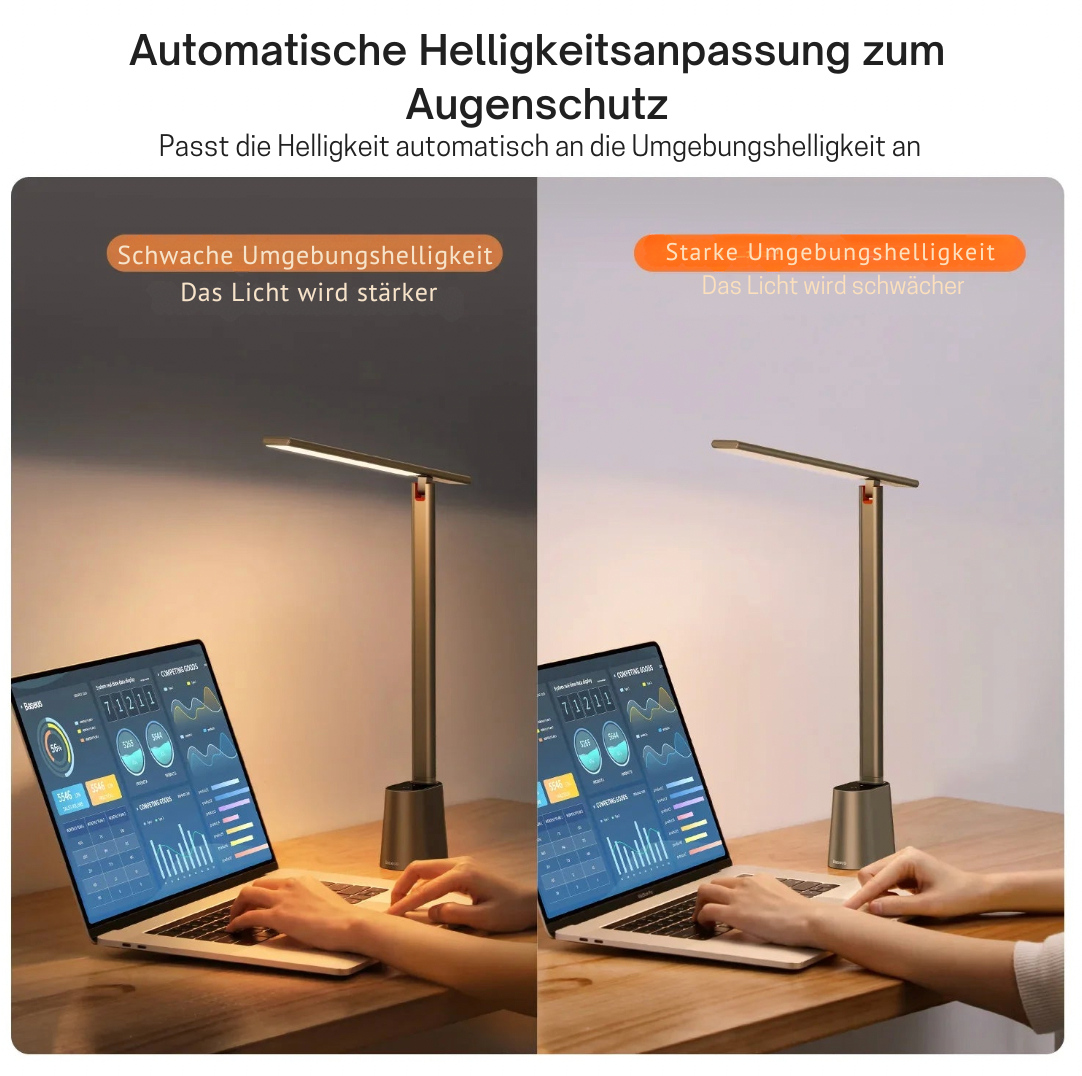 Glanzlicht ChargeLamp | Schreibtischlampe mit Qi-Ladefunktion