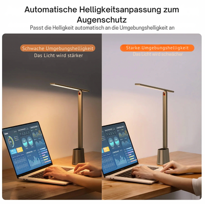 Glanzlicht ChargeLamp | Schreibtischlampe mit Qi-Ladefunktion