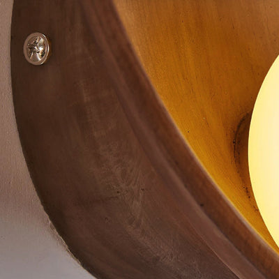 RondoLicht Eisenharz-Wandleuchte | Minimalistische Design-Wandlampe