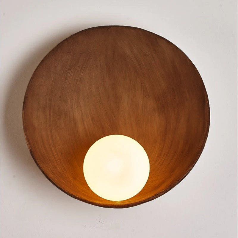 RondoLicht Eisenharz-Wandleuchte | Minimalistische Design-Wandlampe