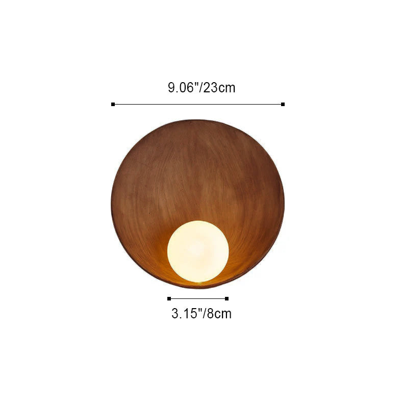 RondoLicht Eisenharz-Wandleuchte | Minimalistische Design-Wandlampe