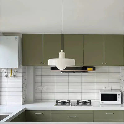 Bauhaus Stil Hängeleuchte | Moderne Kunstlampe aus Glas