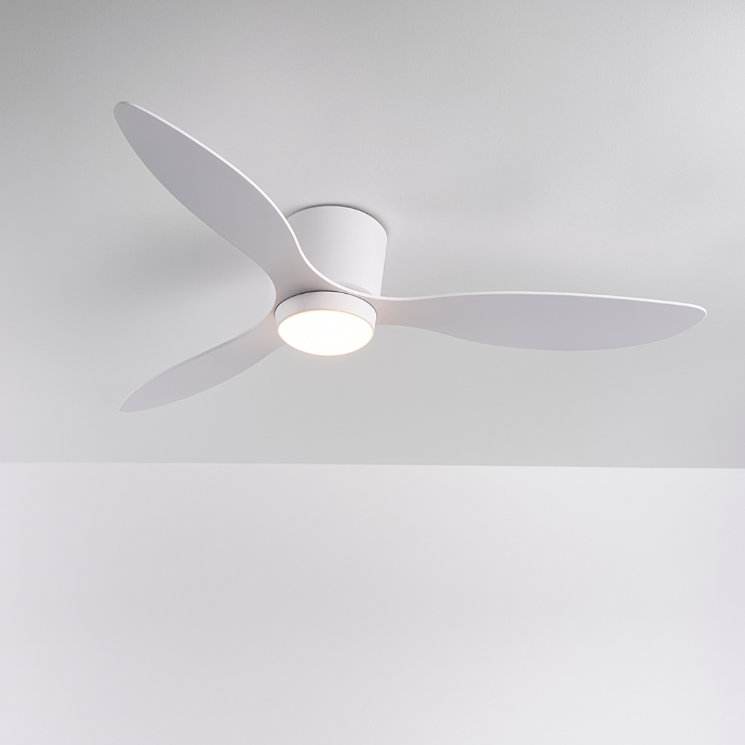 Deckenventilator LED | Moderner BreezeFlow mit Licht & Fernbedienung