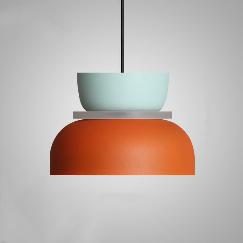 Farbige Macaron LED Lampe  | Farbige Deckenleuchte im nordischen Stil
