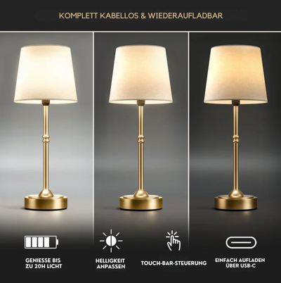 Aurora Akku-Tischlampe | IP65 Außen & Innen