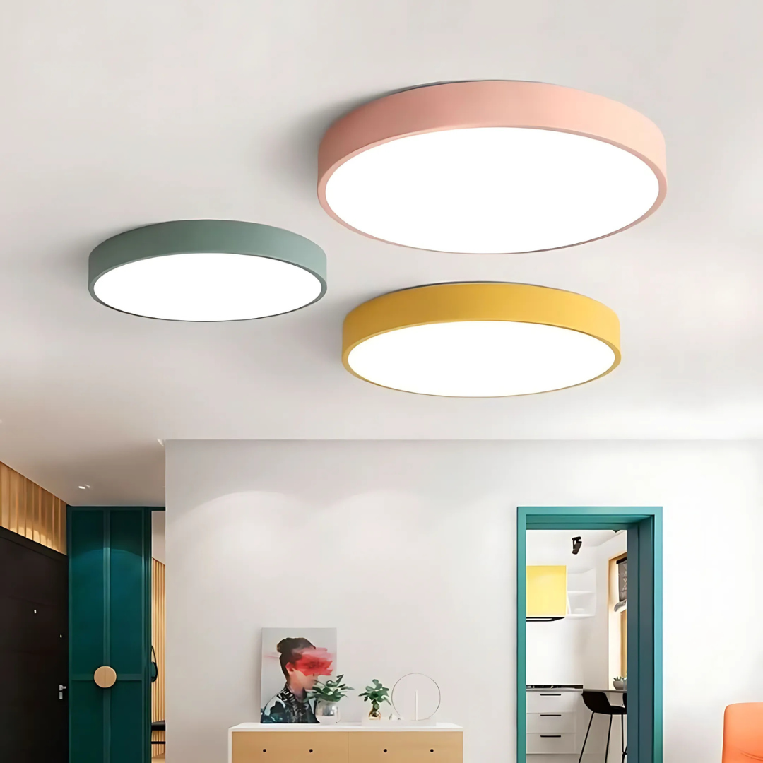 Delos Skandi Holz-Deckenleuchte | Natürliches LED-Designlicht