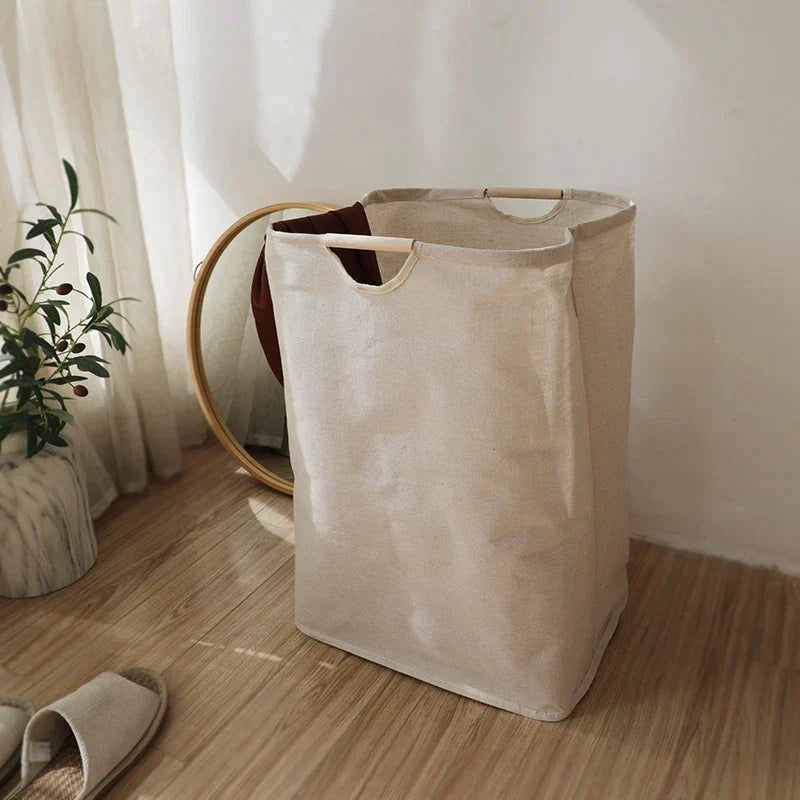 Sakura Wäschekorb | Faltbare Aufbewahrungsbox aus Naturstoffen