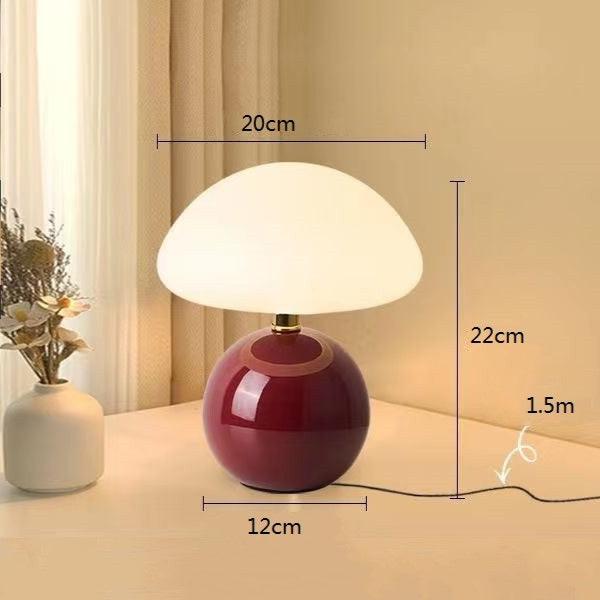 Bauhaus Pilzlampe Cremeweiß | Elegantes Lichtambiente pur