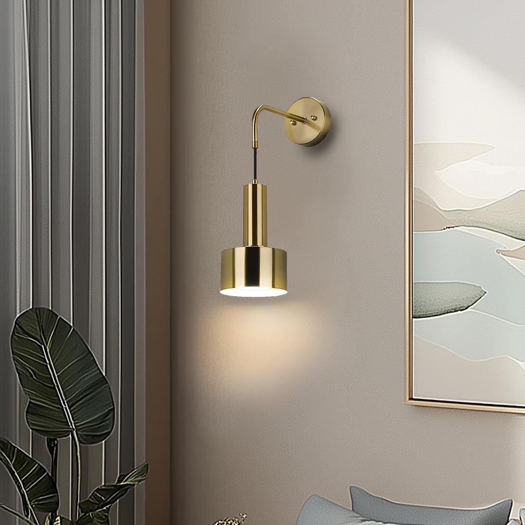 Alma Funk Wandleuchten Duo | Modernes Messingdesign