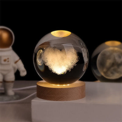 Galaxie Kristallkugel Lampe | Magisches Stimmungslicht