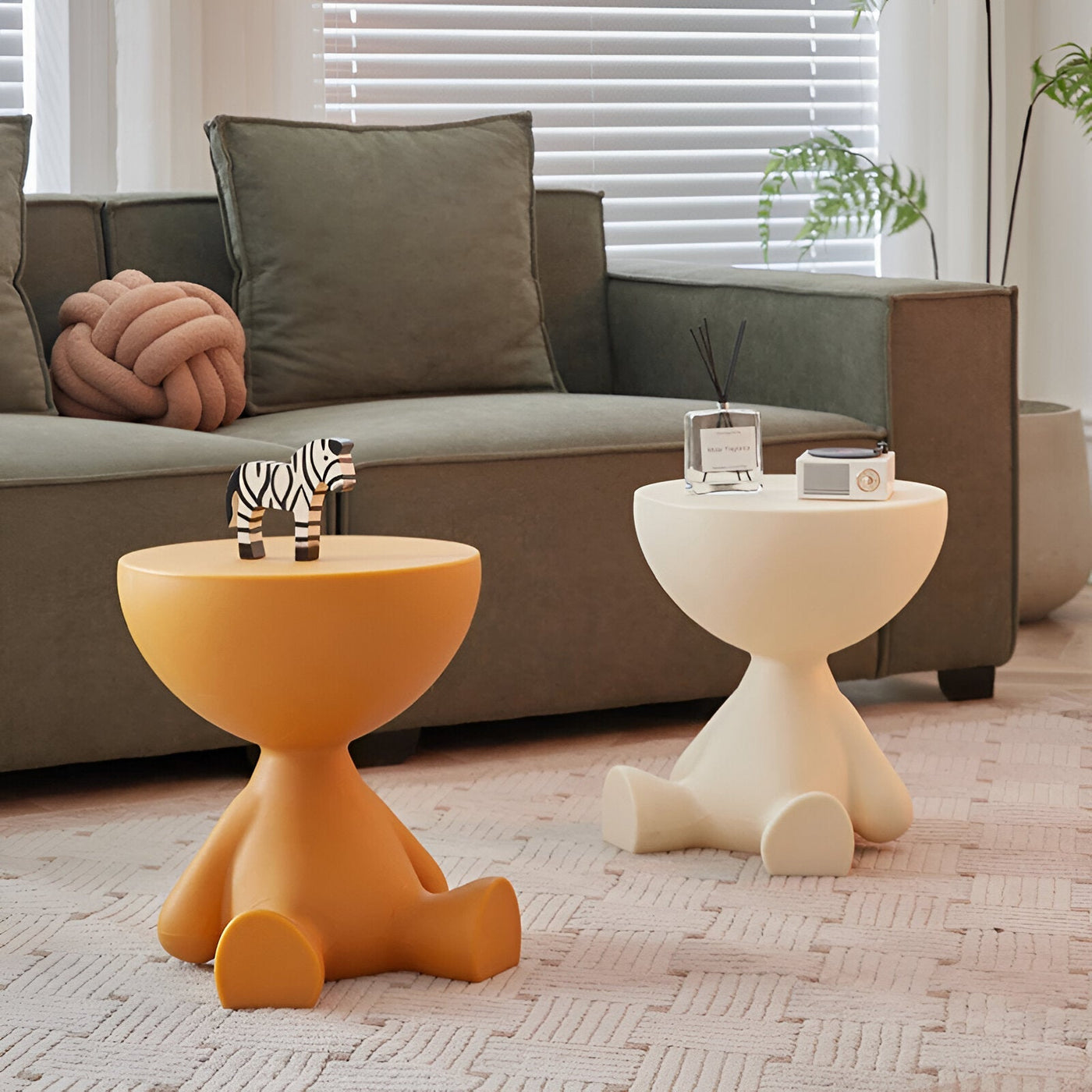 Ylix Luxus Runde Salontafel | Eleganter Couchtisch Design