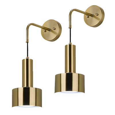 Alma Funk Wandleuchten Duo | Modernes Messingdesign