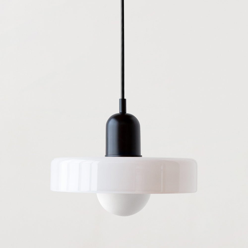 Bauhaus Stil Hängeleuchte | Moderne Kunstlampe aus Glas