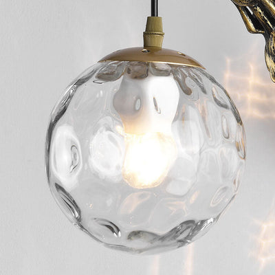 Meerjungfrau-Orb Vintage Wandleuchte | Rustikale Design-Wandlampe