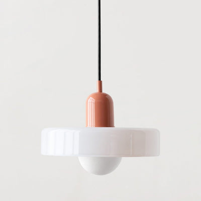 Bauhaus Stil Hängeleuchte | Moderne Kunstlampe aus Glas
