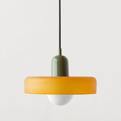 Bauhaus Stil Hängeleuchte | Moderne Kunstlampe aus Glas