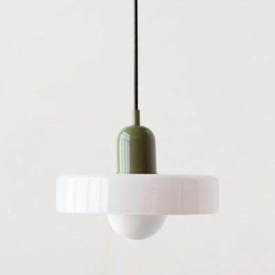 Bauhaus Stil Hängeleuchte | Moderne Kunstlampe aus Glas