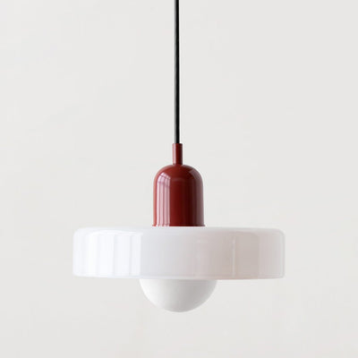 Bauhaus Stil Hängeleuchte | Moderne Kunstlampe aus Glas
