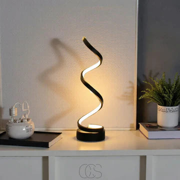 Spiral tischlampe | Moderne spiralen‑design