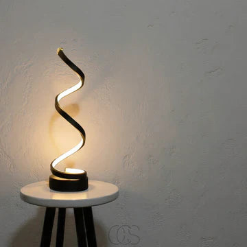 Spiral tischlampe | Moderne spiralen‑design