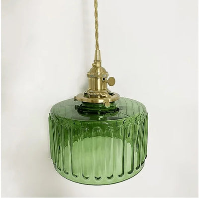 Vintage Glas-Hängelampe | Elegante Ottilia Lampe im Retro-Stil