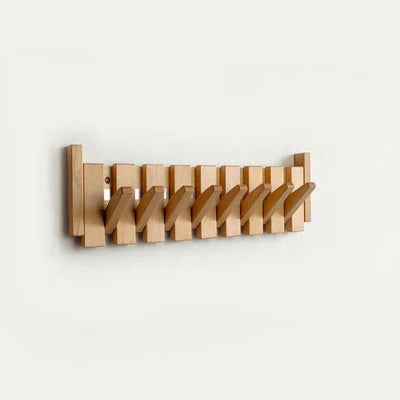 Piano Holz Garderoben Design | Eleganter Wandhaken