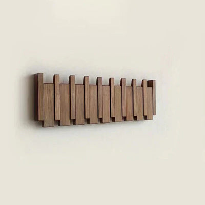 Piano Holz Garderoben Design | Eleganter Wandhaken