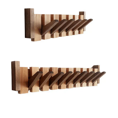 Piano Holz Garderoben Design | Eleganter Wandhaken