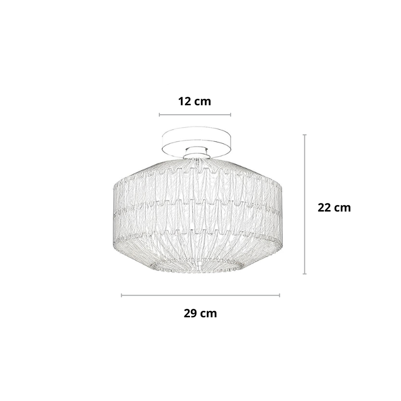 Rattan Pendelleuchte Natur | Stilvolle Deckenlampe handgefertigt im Boho-Look