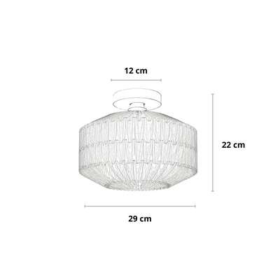 Rattan Pendelleuchte Natur | Stilvolle Deckenlampe handgefertigt im Boho-Look