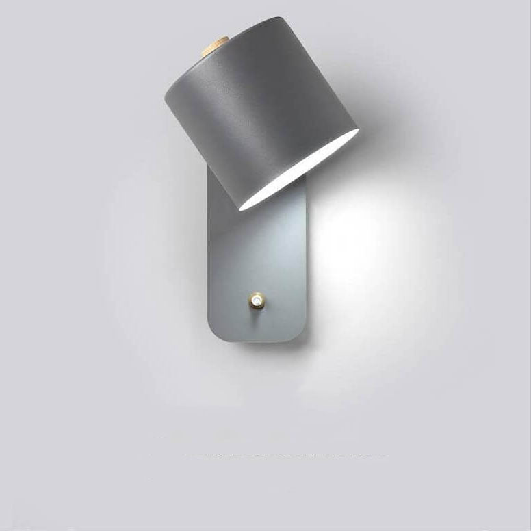 Nordic Macaron Rotier Wandleuchte | Skandinavische Design Wandlampe