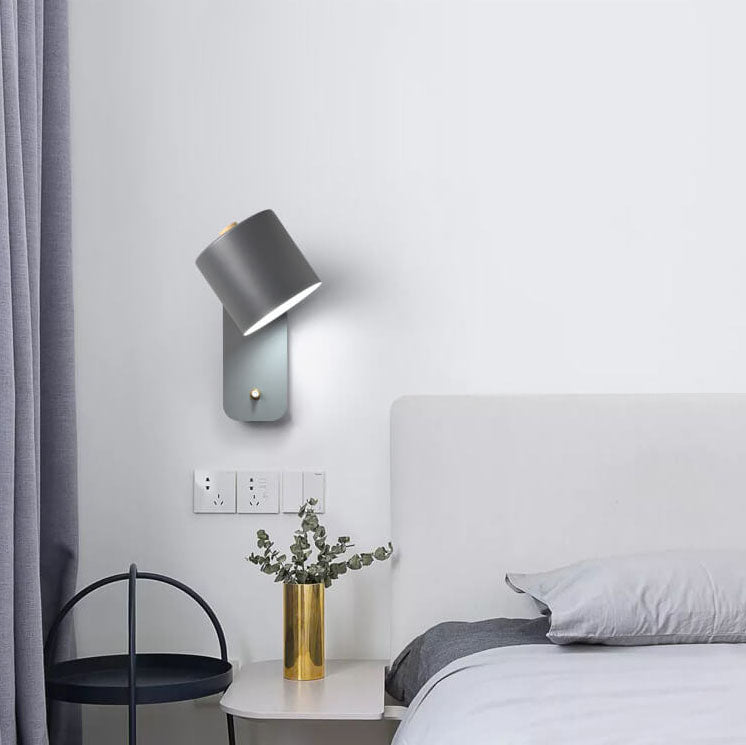 Nordic Macaron Rotier Wandleuchte | Skandinavische Design Wandlampe