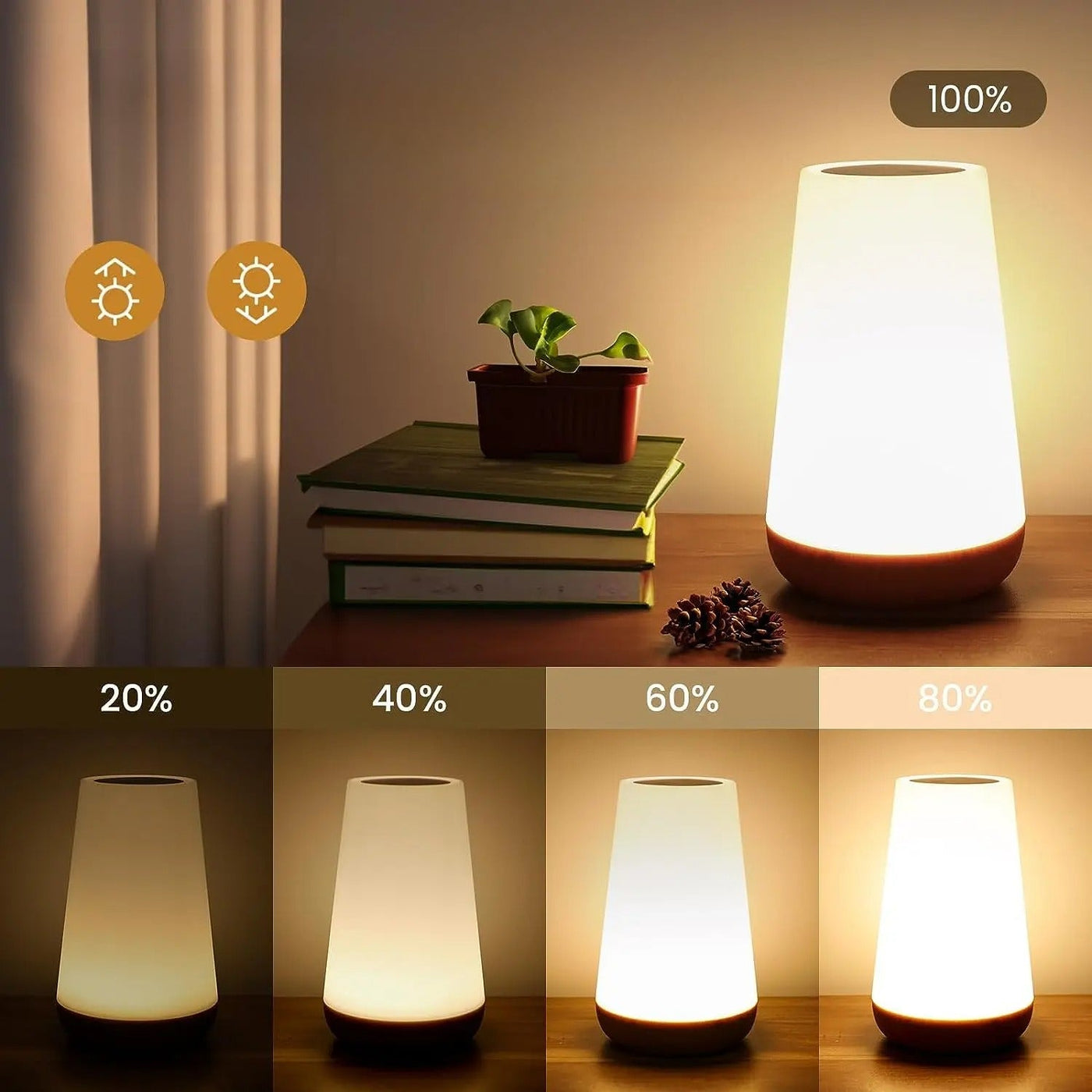 RGB Nachtlampe | Kabellose LED Nachtlampe
