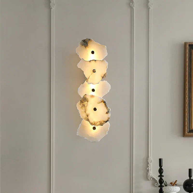 Alabaster Wandlampe | Luxuriöse Design-Wandleuchte