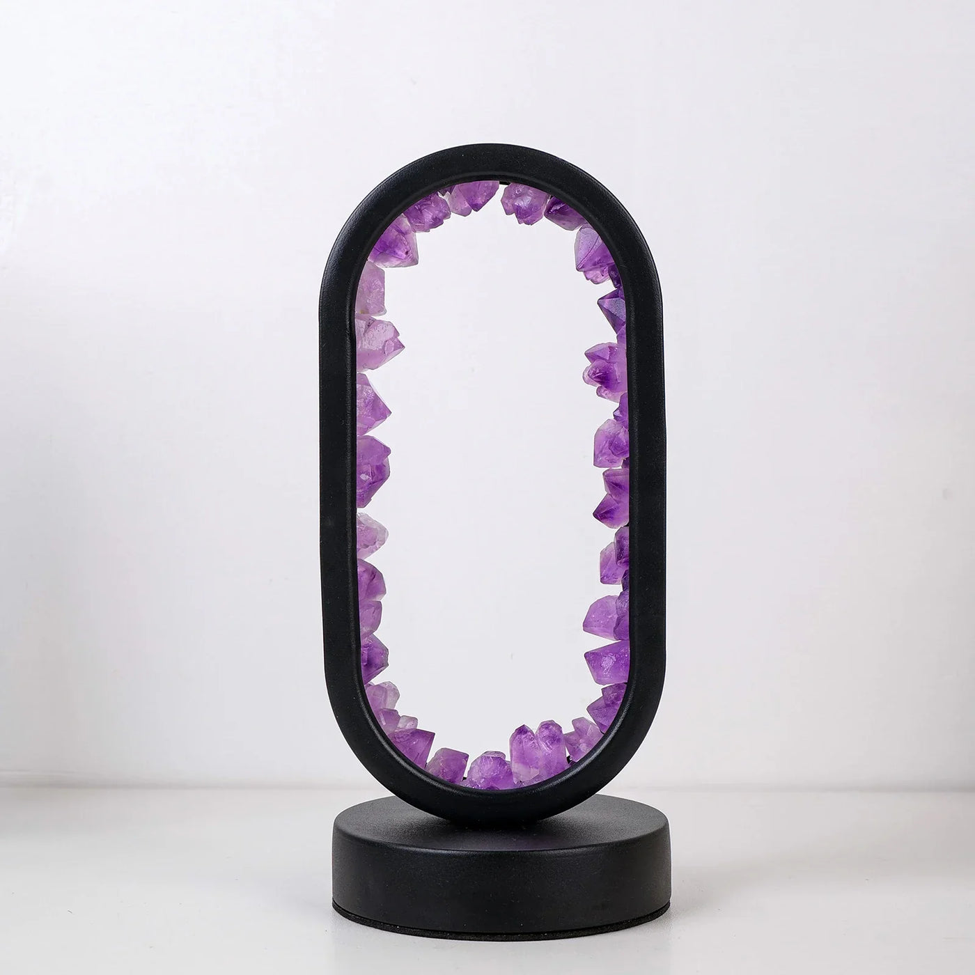 AuraStone Tischlampe | Naturstein & LED-Glow für Wohnräume