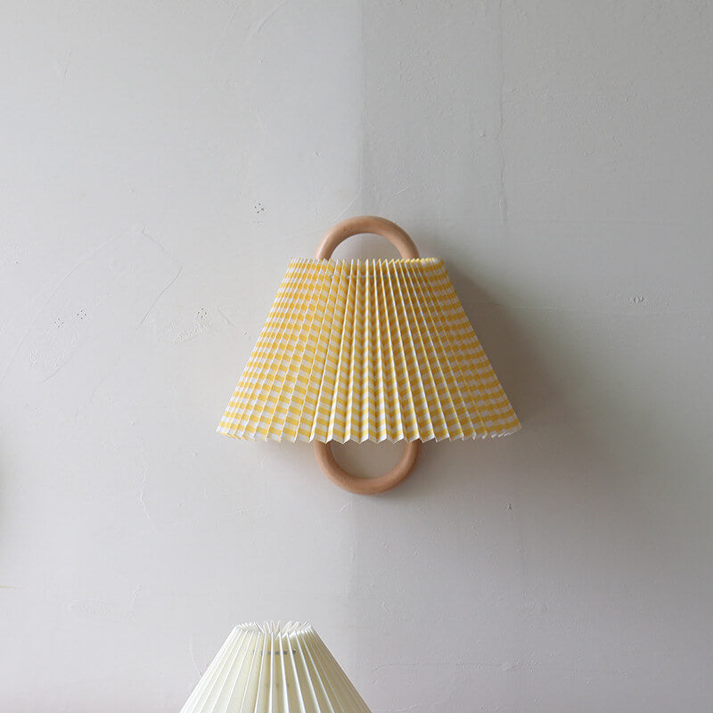 Semi-Circle Wandlampe | Holz-Metall Designleuchte im Minimalstil