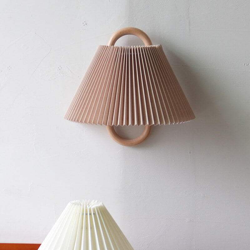 Semi-Circle Wandlampe | Holz-Metall Designleuchte im Minimalstil