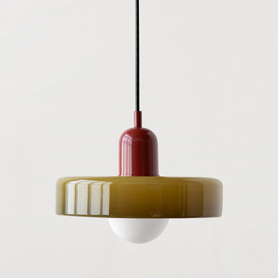 Bauhaus Stil Hängeleuchte | Moderne Kunstlampe aus Glas