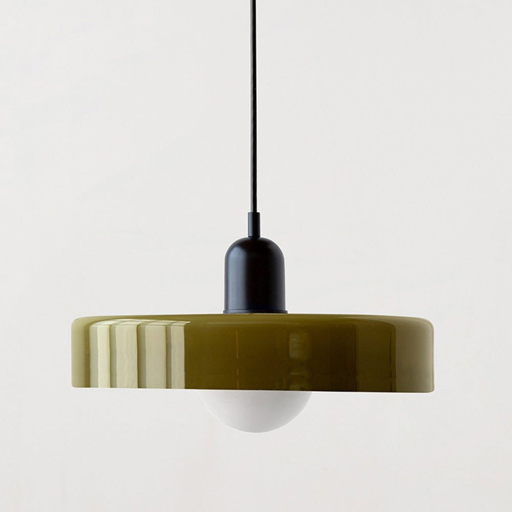 Bauhaus Stil Hängeleuchte | Moderne Kunstlampe aus Glas