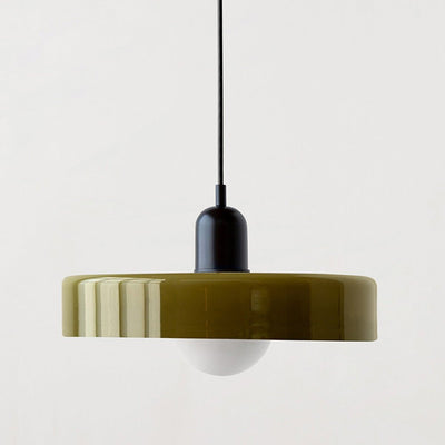 Bauhaus Stil Hängeleuchte | Moderne Kunstlampe aus Glas